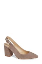 Women's Sole Society Trudie Slingback Pump M - Beige