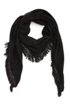 Women's David & Young Fringe Triangle Scarf