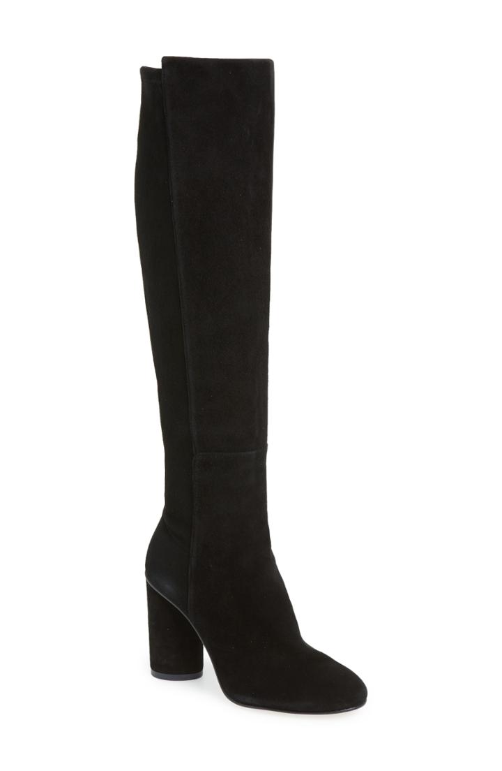 Women's Stuart Weitzman Eloise Over The Knee Boot .5 M - Black