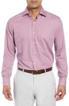 Men's Peter Millar Province Regular Fit Check Sport Shirt - Pink