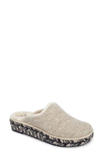 Women's Toni Pons Mysen Faux Fur Lined Espadrille Slipper Eu - Beige