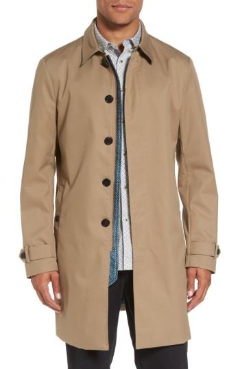 Men's Ted Baker London Endurance Rain Coat R - White