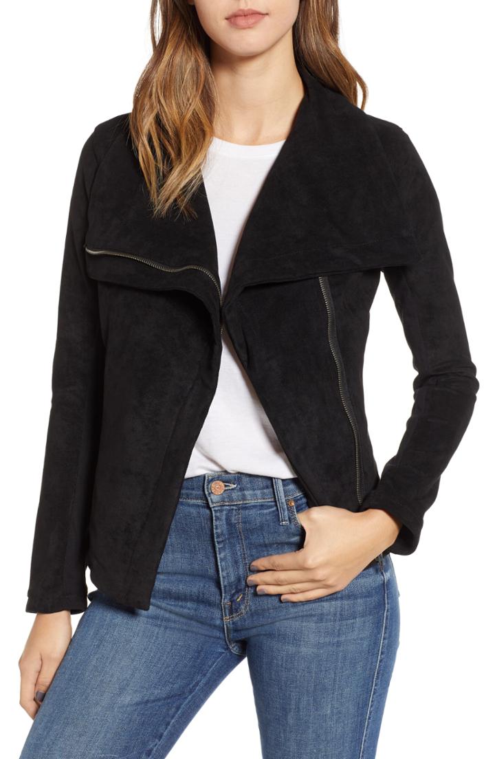 Women's Chelsea28 Side Tie Jacket, Size - Black