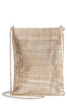 Nordstrom Metallic Mesh North/south Crossbody -