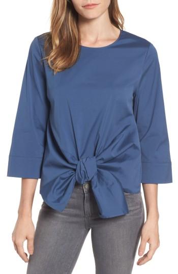 Women's Halogen Tie Front Blouse