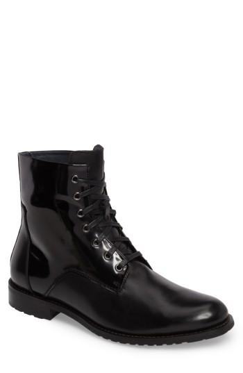 Men's English Laundry Athol Plain Toe Boot M - Black