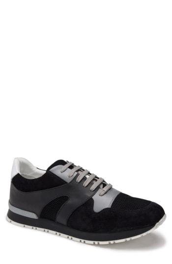 Men's Bugatchi Portofino Sneaker .5 M - Black