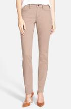 Women's Nydj 'samantha' Stretch Slim Straight Leg Jeans - Beige