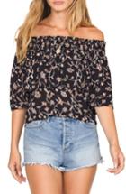 Women's Amuse Society In Your Dreams Off The Shoulder Top - Black