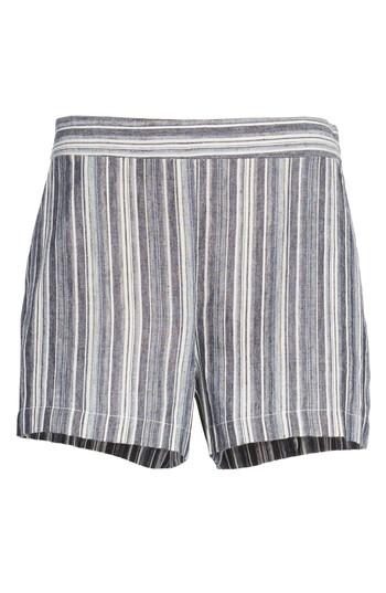 Women's Socialite Stripe Yarn Dye Shorts - Blue