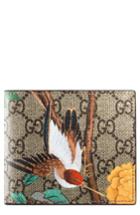 Men's Gucci Bird Wallet - Beige
