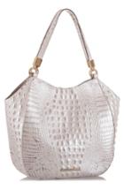 Brahmin Melbourne Marianna Leather Tote - White