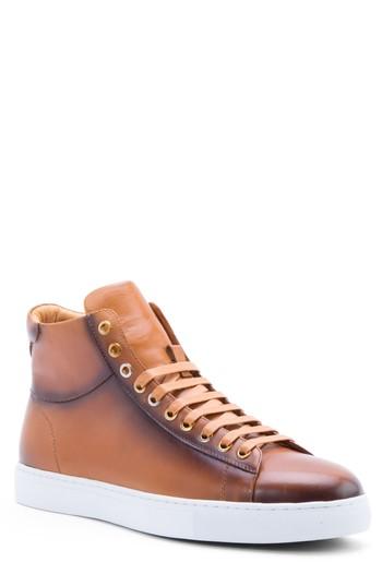 Men's Zanzara Spinback High Top Sneaker .5 M - Brown