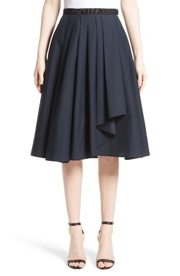 Women's Jason Wu Ruffle Cotton A-line Skirt