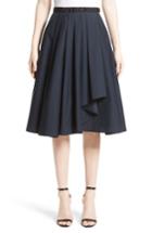 Women's Jason Wu Ruffle Cotton A-line Skirt