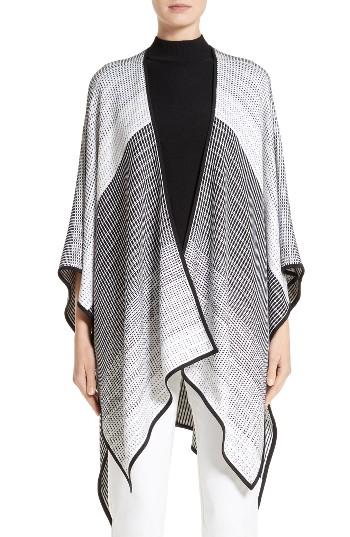 Women's St. John Collection Lagos Degrade Knit Wrap