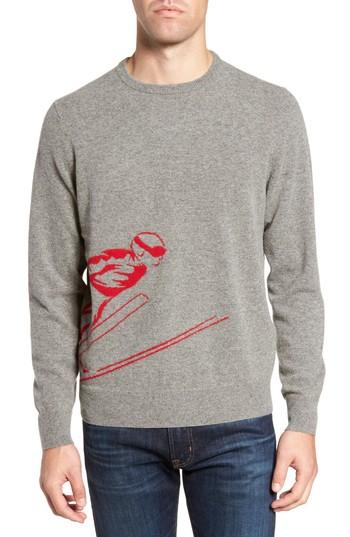 Men's Bonobos Skier Wool Blend Sweater - Grey