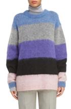 Women's Acne Studios Albah Multistripe Oversize Sweater - None