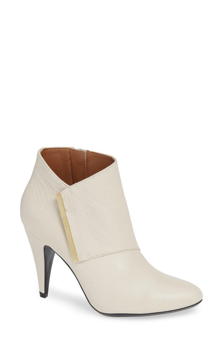 Women's Calvin Klein Nichol Bootie M - White