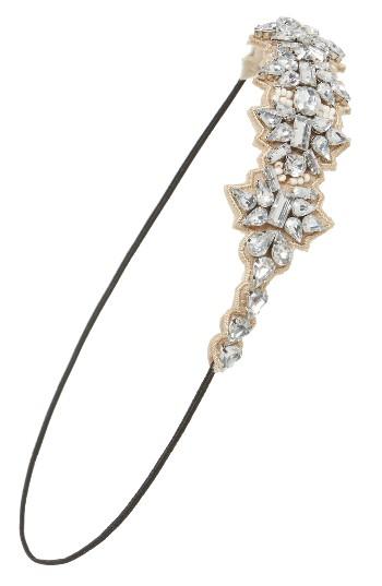 Berry Crystal Embellished Head Wrap