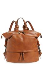 Sole Society Josah Faux Leather Backpack - Brown