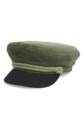 Women's Brixton Fiddler Corduroy Baker Boy Cap -