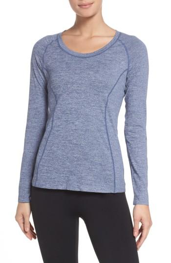 Women's Zella Run Play Breeze Tee, Size - Blue