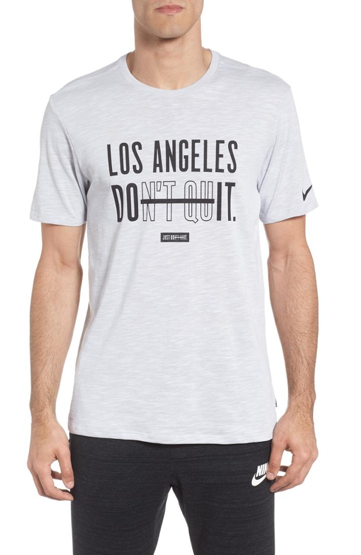 Men's Nike Dry Just Do It Graphic, Size - White
