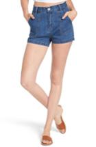 Women's Moon River High Waist Denim Shorts
