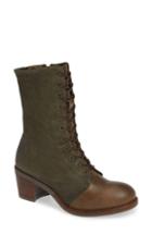 Women's Fly London Zeko Lace-up Boot .5-6us / 36eu - Green