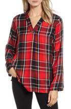 Women's Anne Klein Josephine Print High/low Top