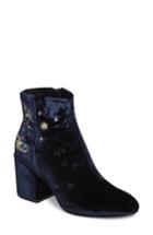 Women's Ash Elixir Embroidered Velvet Bootie