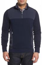 Men's Johnnie-o Montauk Quarter Zip Pullover, Size - Blue