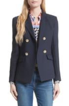 Women's L'agence The Marc Double Breasted Blazer - Blue