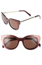 Women's Draper James 53mm Modified Cat Eye Sunglasses - Pink