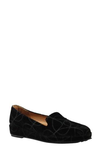 Women's L'amour Des Pieds Carsoli Wedge Loafer M - Black