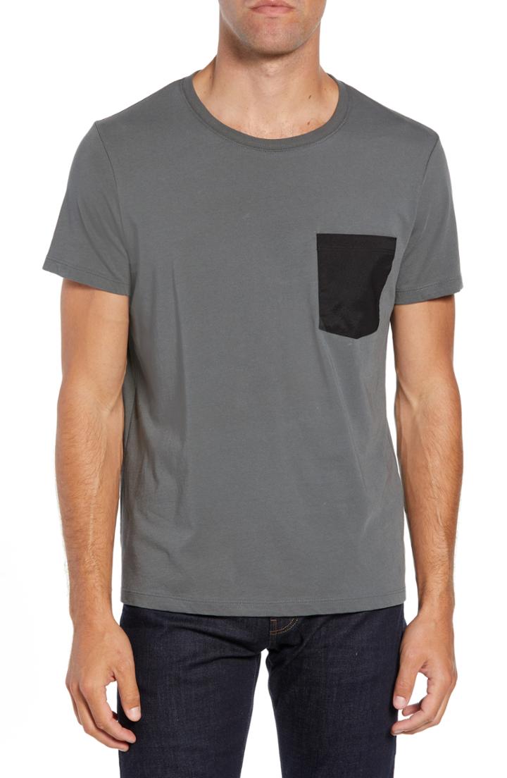 Men's Atm Anthony Thomas Melillo Classic Jersey Pocket T-shirt - Grey
