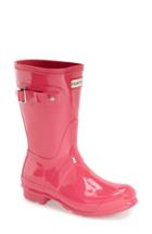 Women's Hunter 'original Short' Gloss Rain Boot M - Pink