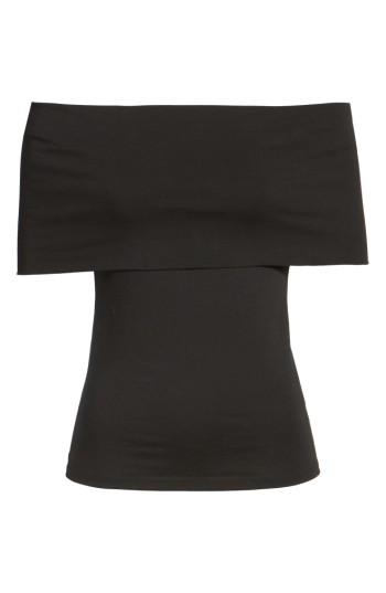 Women's Trouve Off The Shoulder Top - Black