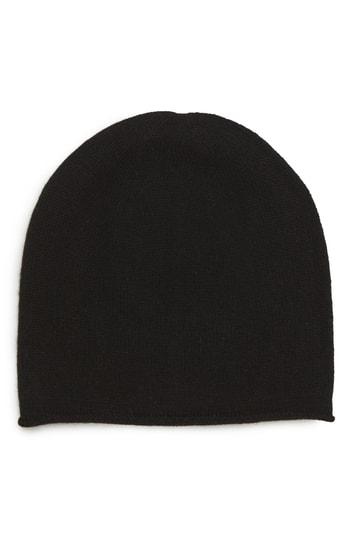 Women's Allsaints Rolled Edge Beanie - Black