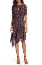 Women's Joie Nacilea Asymmetric Hem Silk Chiffon Dress - Blue
