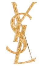 Women's Saint Laurent Opyum Monogram Brooch