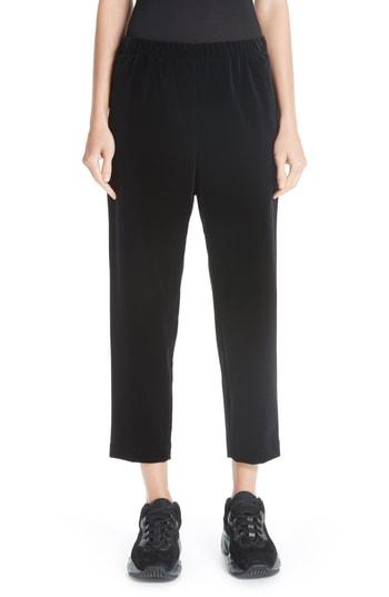 Women's Comme Des Garcons Velvet Pants - Black