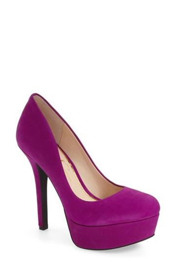 Women's Jessica Simpson 'meave' Platform Pump M - Purple
