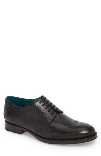 Men's Ted Baker London Senape Wingtip M - Black