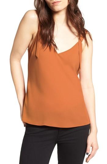 Women's Trouve Strappy Tank, Size - Metallic