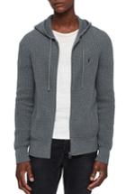 Men's Allsaints Wells Slim Fit Zip Hoodie - Grey