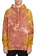 Men's Volcom Wasted Years Pullover Hoodie - Yellow