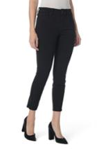 Petite Women's Nydj Ami Stretch Ankle Skinny Jeans P - Black