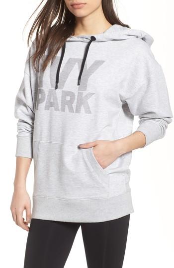Women's Ivy Park Dot Logo Hoodie - Grey